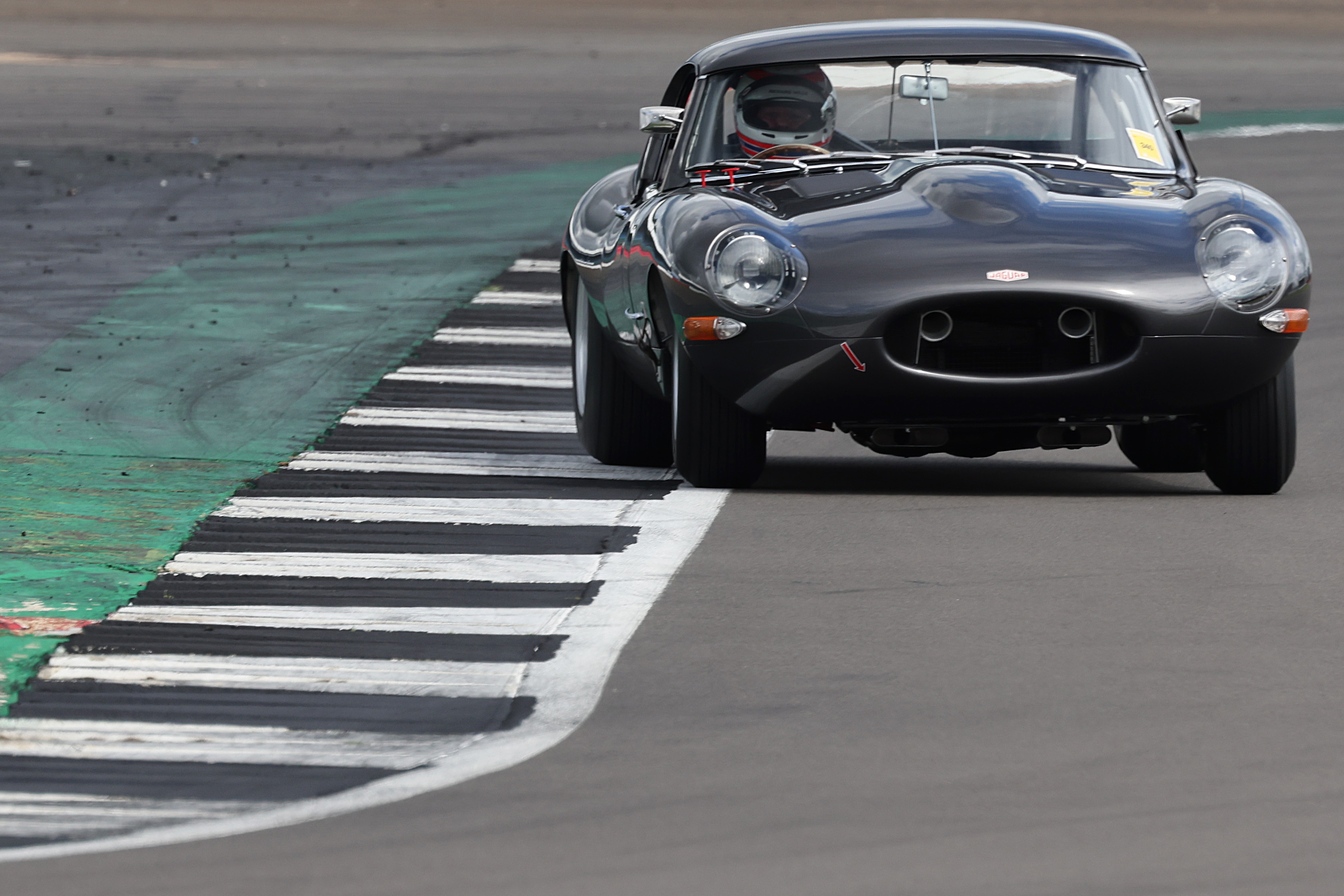 Martin Brundle Jaguar type E Silverstone