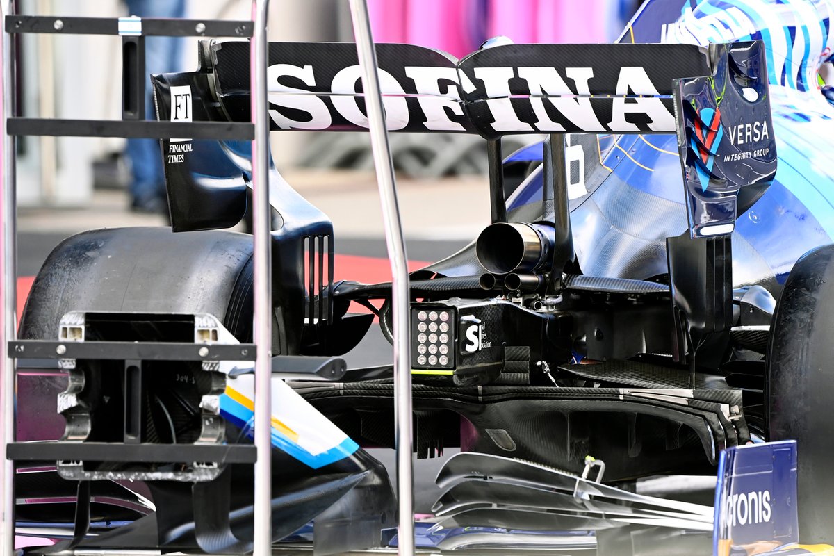 Détail arrière Williams FW43B