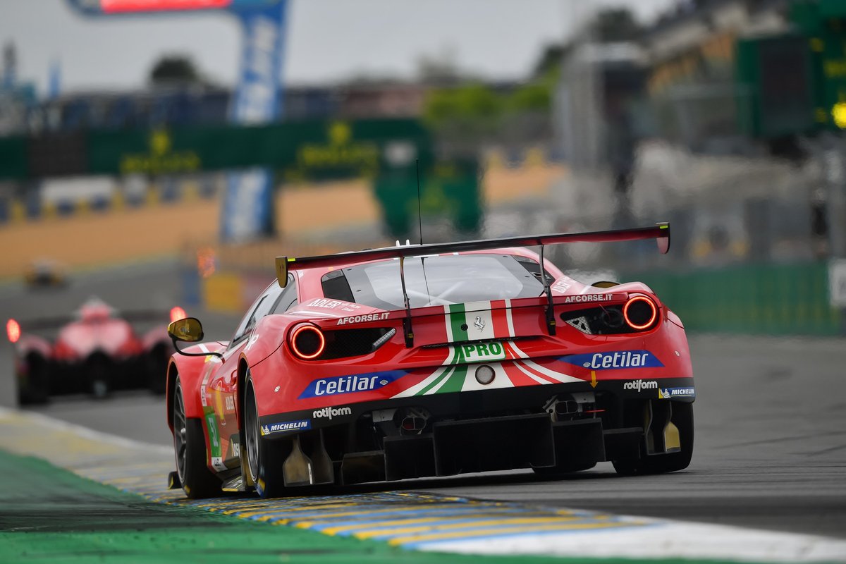 #52 AF Corse Ferrari 488 GTE EVO LMGTE Pro, Daniel Serra, Miguel Molina, Sam Bird