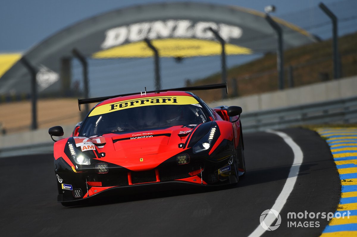 #71 Inception Racing Ferrari 488 GTE EVO LMGTE Am de Brendan Iribe, Ollie Millroy, Ben Barnicoat