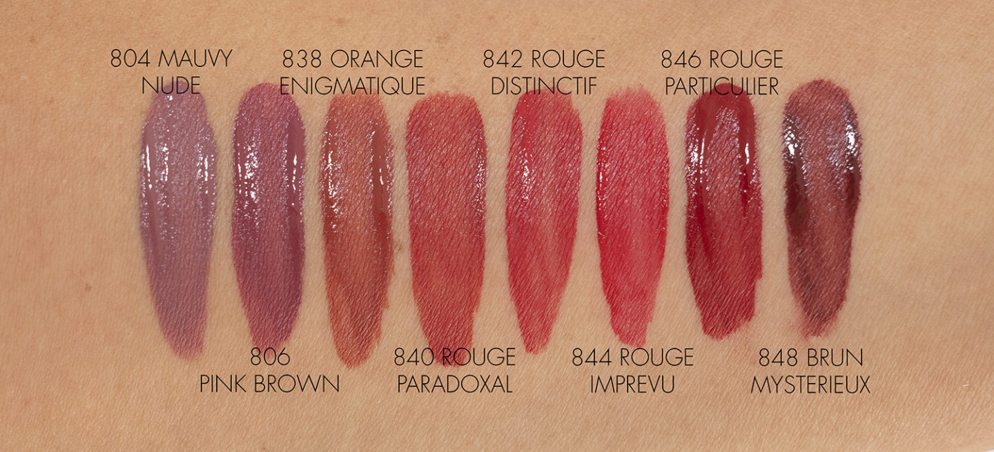 Nuancier Chanel Rouge Allure Ink Fusion New Shades