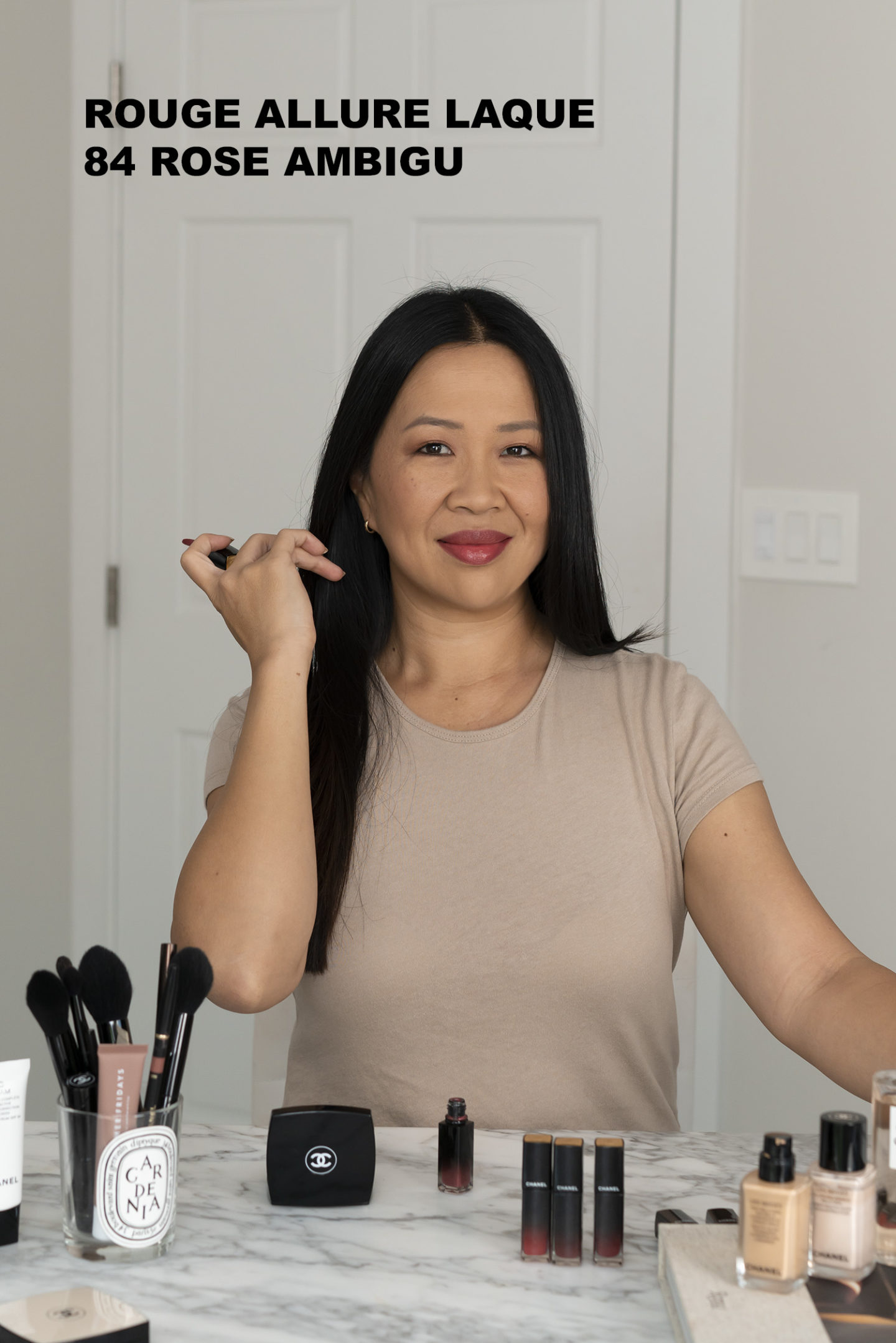 Chanel Rouge Allure Laque 84 Rose Ambigu 