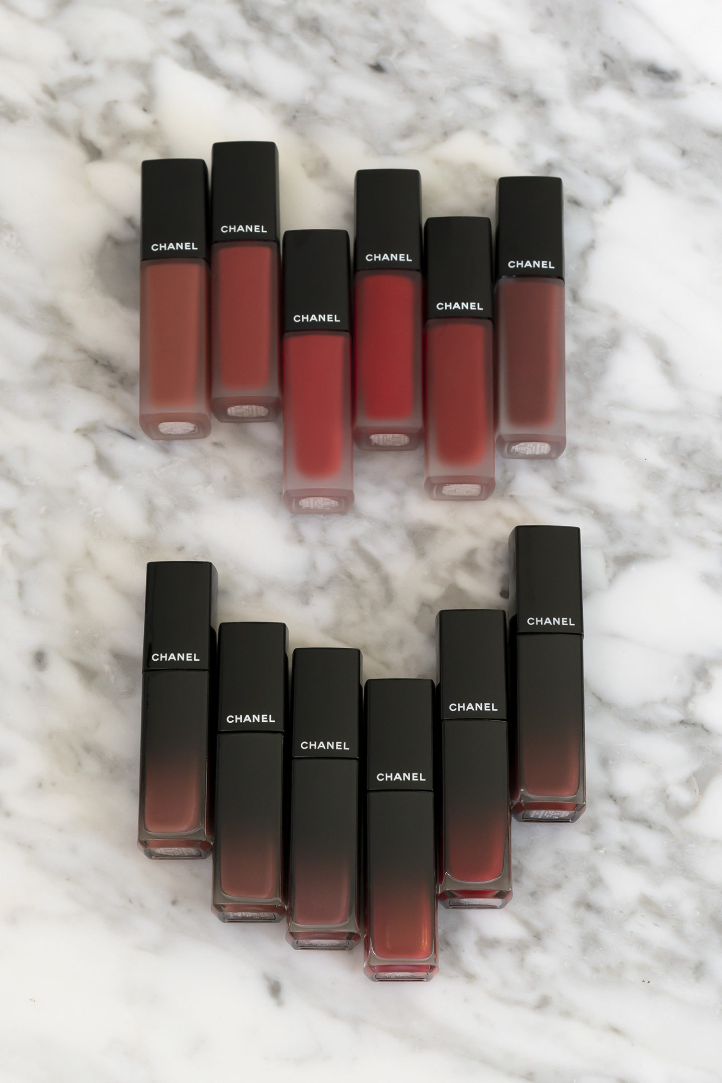 Nouvelles teintes Chanel Rouge Allure Laque et Ink Fusion