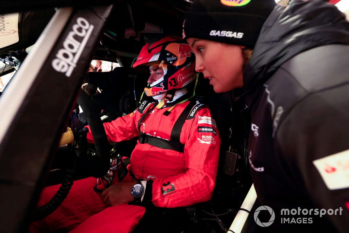 Carlos Sainz, Acciona |  équipe Sainz XE et Laia Sanz, Acciona |  Équipe Sainz XE