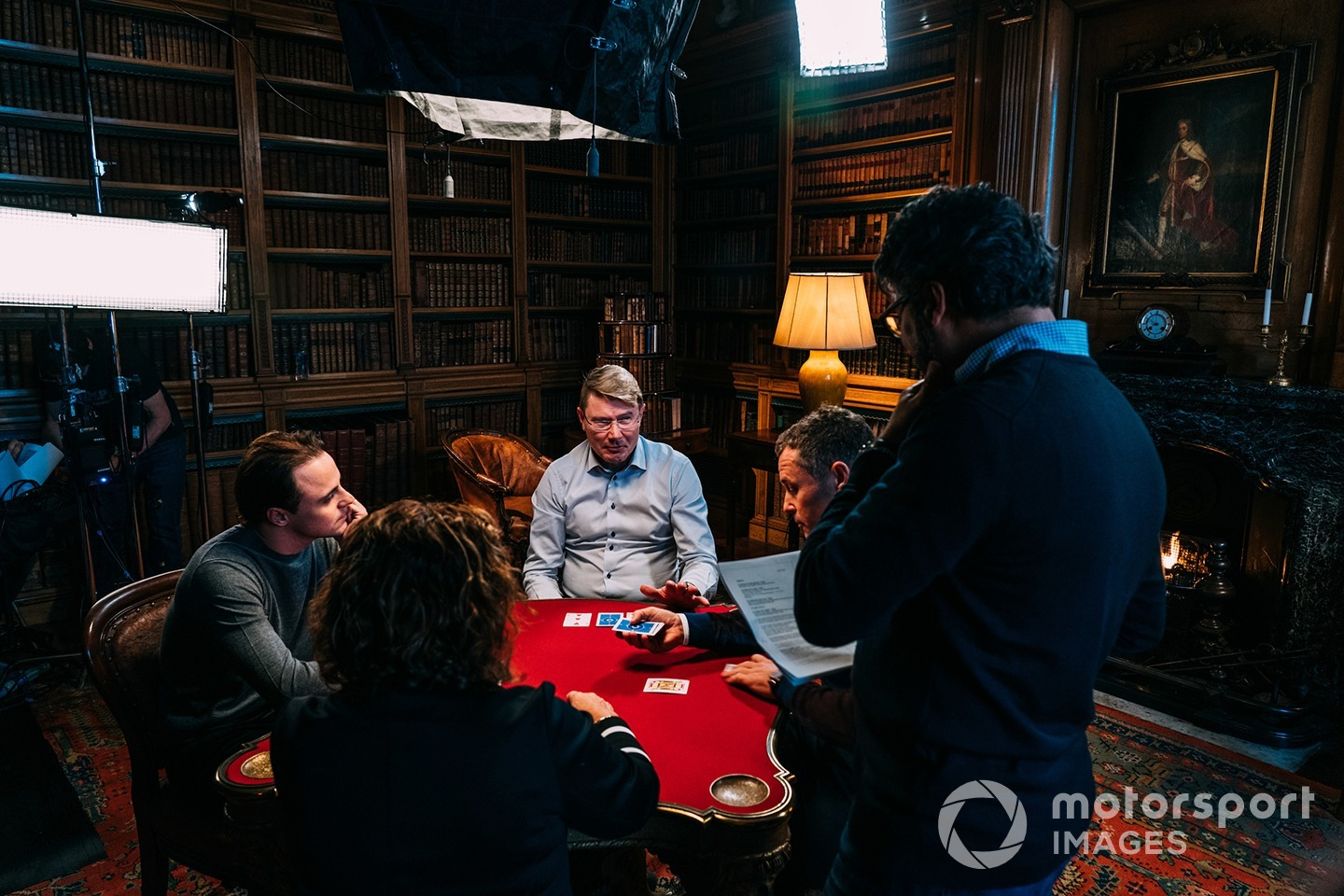 Tournage des héros du sport automobile
