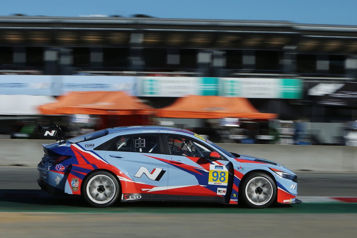 #98 : Bryan Herta Autosport avec Hyundai Elantra N TCR Curb-Agajanian, TCR : Ryan Norman, Parker Chase