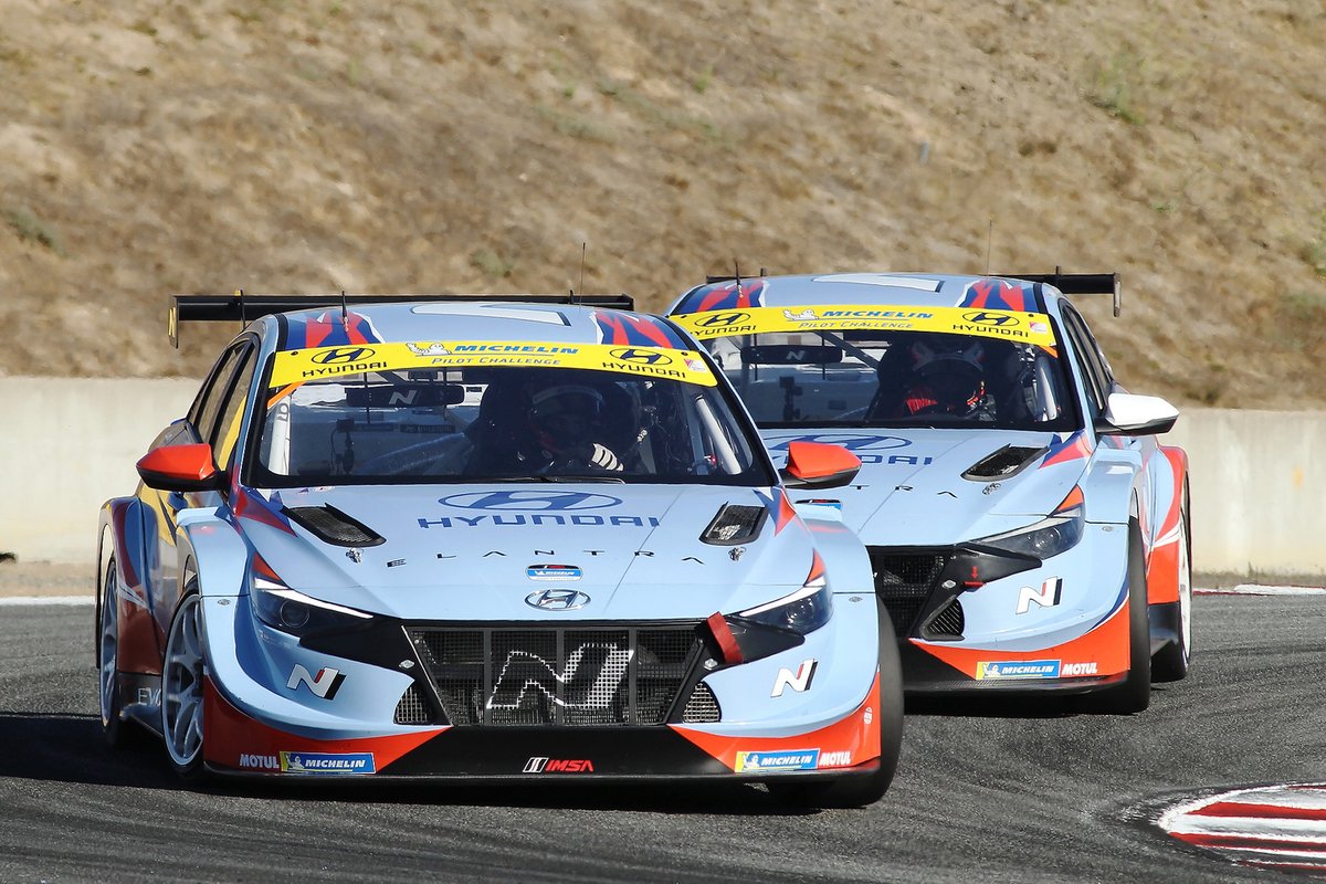 #98 : Bryan Herta Autosport avec Hyundai Elantra N TCR Curb-Agajanian, TCR : Ryan Norman, Parker Chase, #33 : Bryan Herta Autosport avec Hyundai Elantra N TCR Curb-Agajanian, TCR : Mark Wilkins, Harry Gottsacker