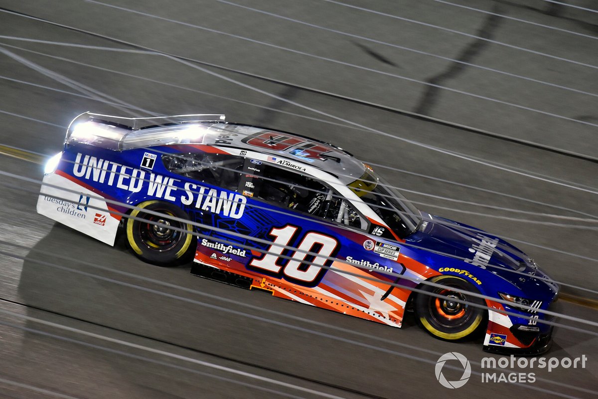 Aric Almirola, Stewart-Haas Racing, Ford Mustang Smithfield/Tuesday's Children