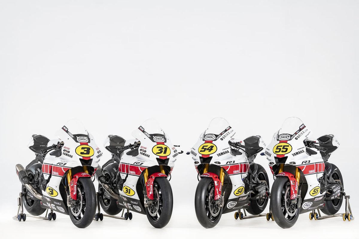 Kohta Nozane, GRT Yamaha WorldSBK Team, Garrett Gerloff, GRT Yamaha WorldSBK Team, Andrea Locatelli, PATA Yamaha WorldSBK Team, Toprak Razgatlioglu, PATA Yamaha WorldSBK Team