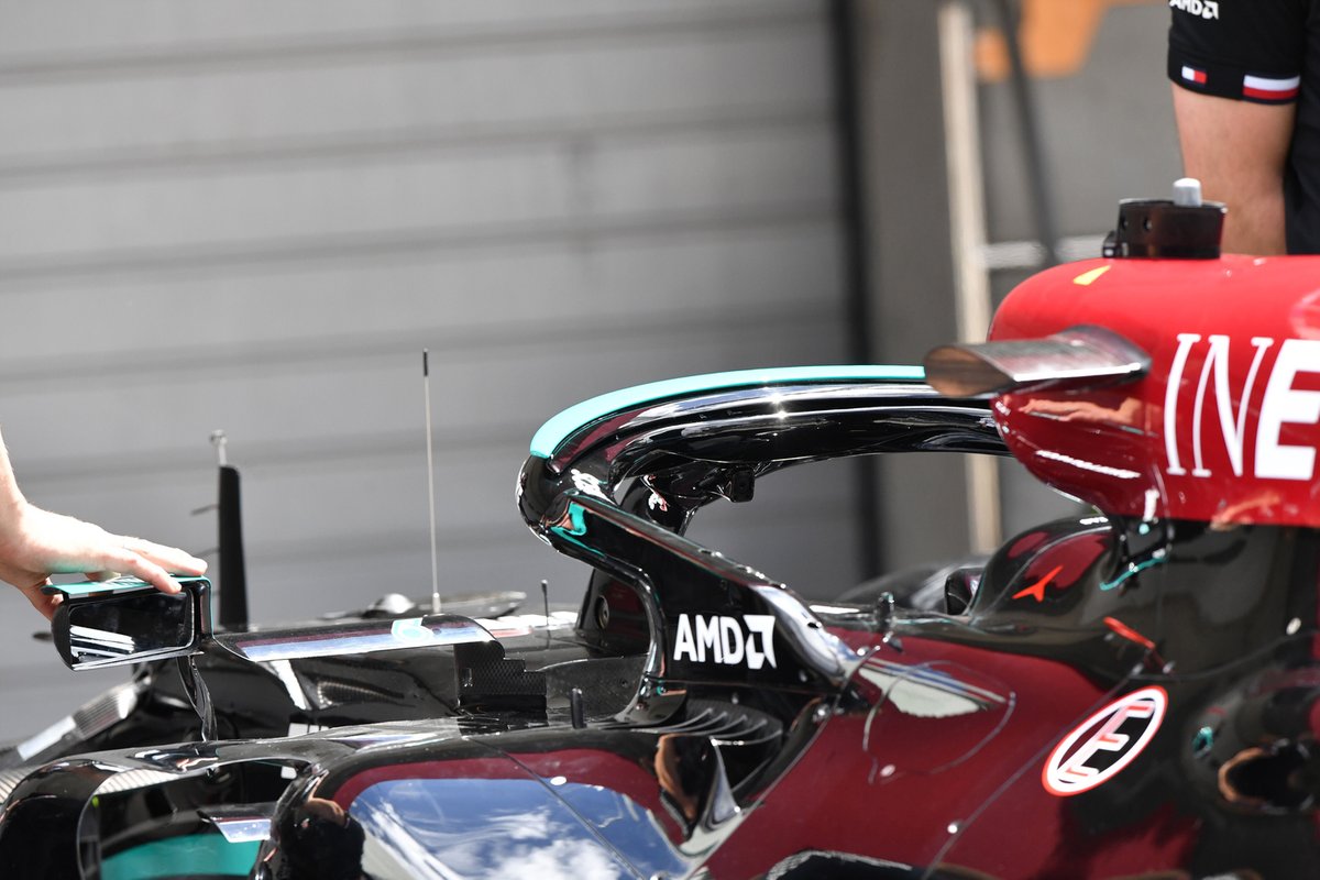 Détail halo Mercedes W12