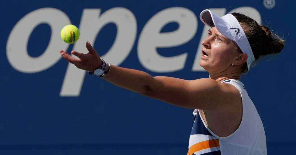 Barbora Krejcikova, sur un rouleau, est une candidate à l’US Open