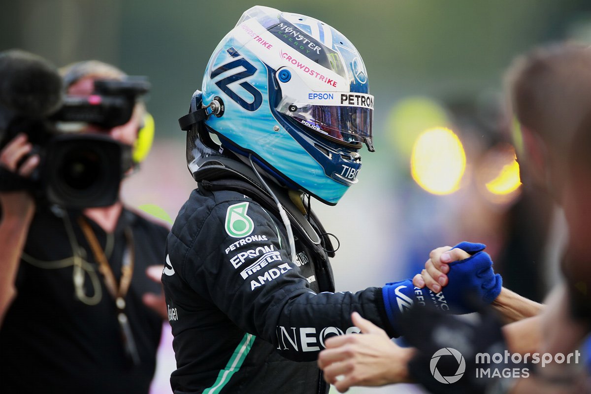 Pole sitter Valtteri Bottas, Mercedes