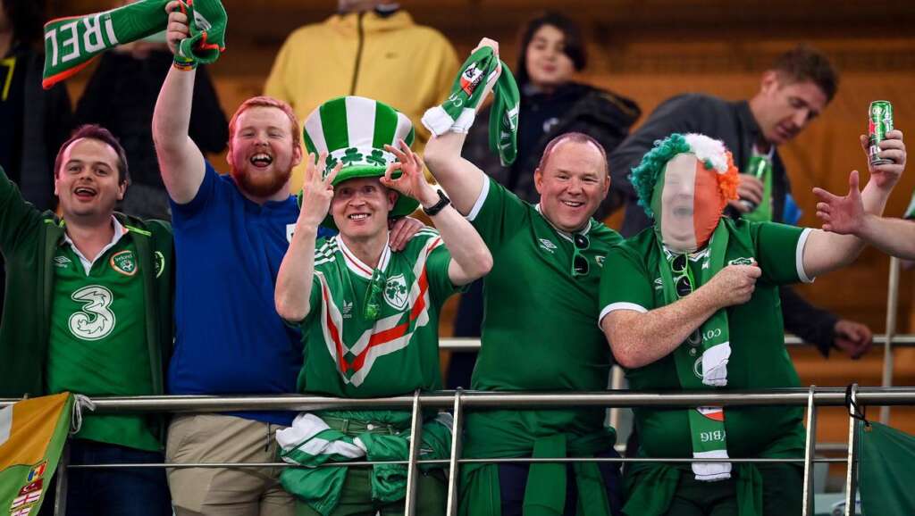 Les supporters irlandais reçoivent 1 000 billets pour le match de la Coupe du monde au Luxembourg
