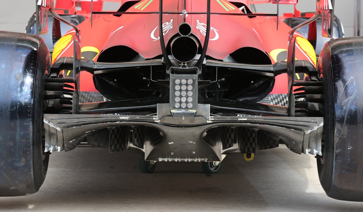 Détail arrière de la Ferrari SF21