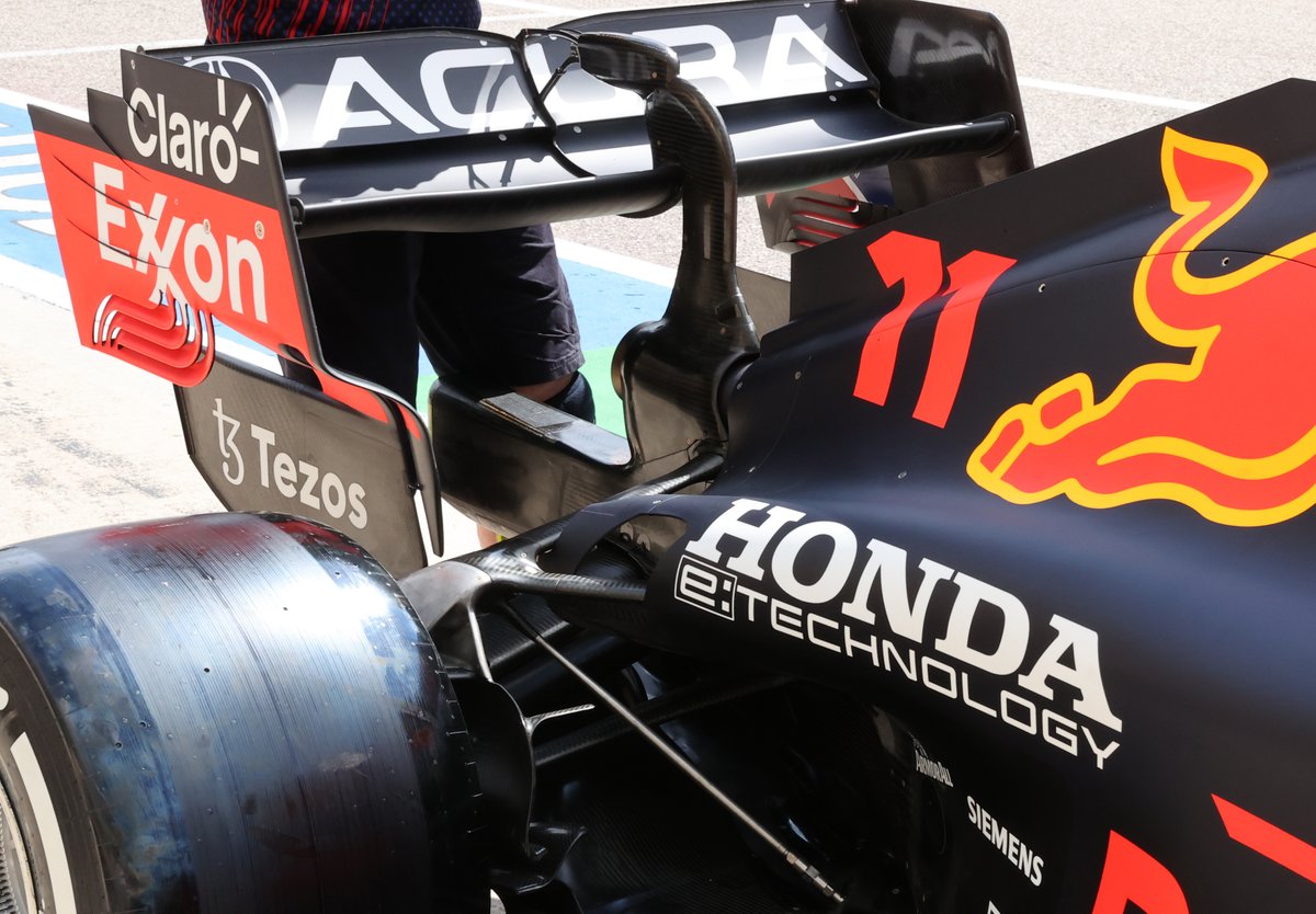 Détail arrière Red Bull Racing RB16B
