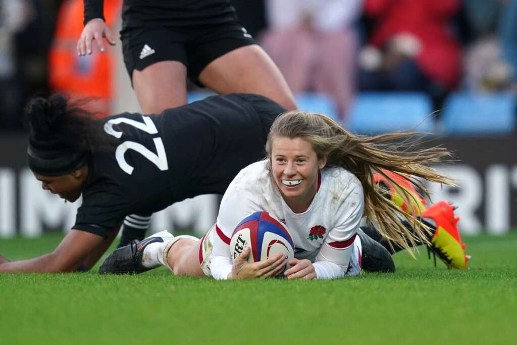 Zoe Harrison inspire l’Angleterre à une déroute de sept essais contre les champions du monde de Nouvelle-Zélande
