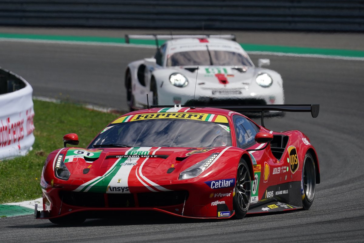 Ferrari 488 GTE Evo n°51 AF Corse : Alessandro Pier Guidi, James Calado