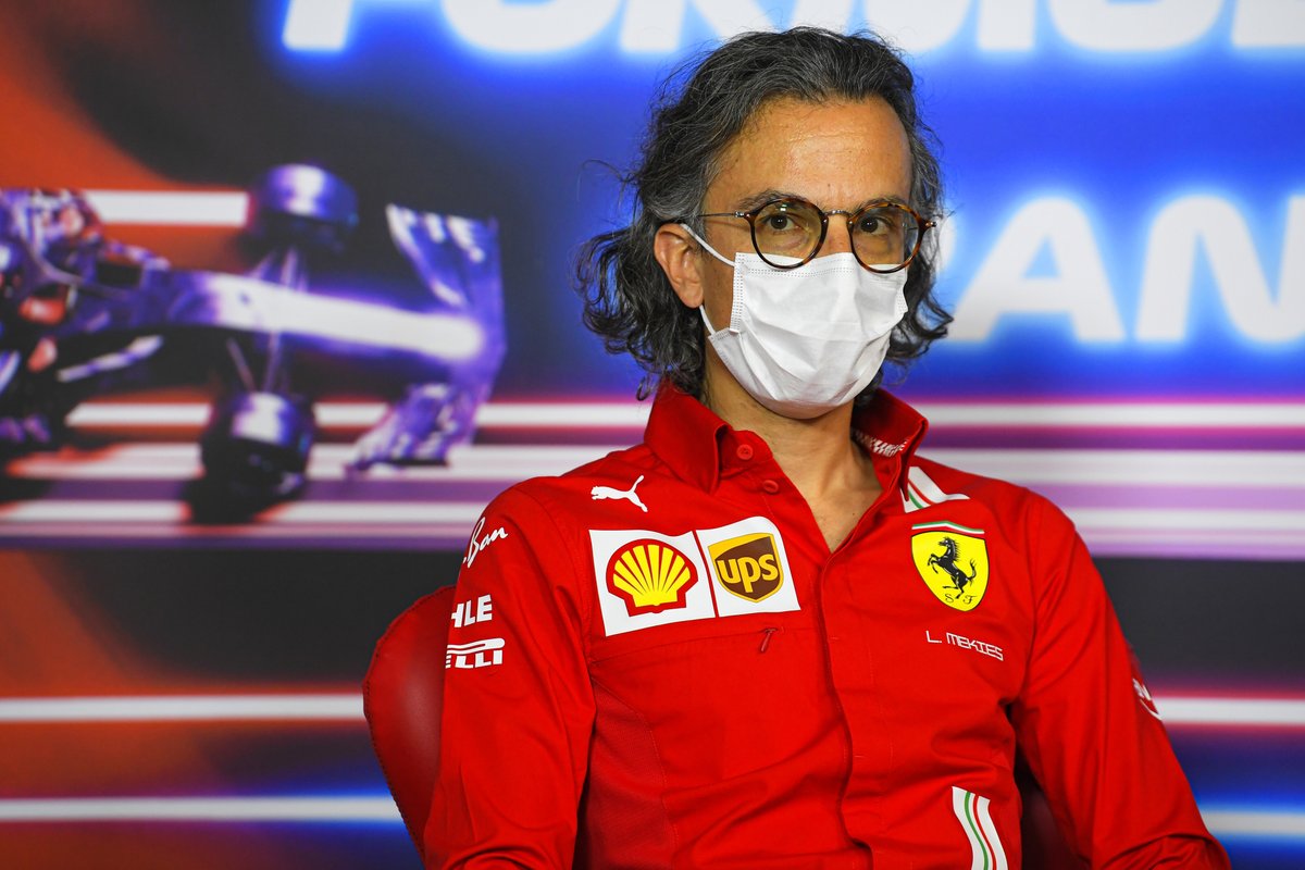Laurent Mekies, directeur de course, Ferrari, lors de la conférence de presse des directeurs d'équipe