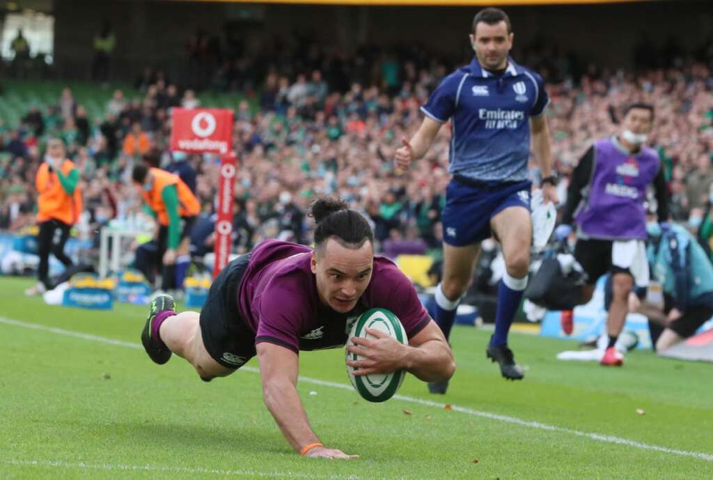 L’ailier irlandais James Lowe désireux d’affronter le Néo-Zélandais pour la première fois