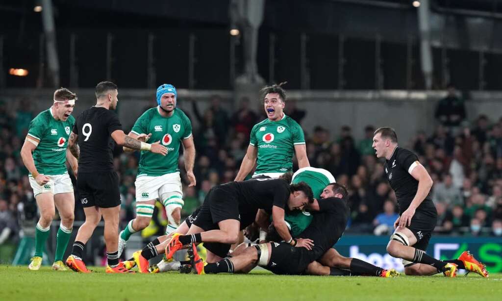 James Lowe savoure la superbe victoire de l’Irlande sur sa Nouvelle-Zélande natale