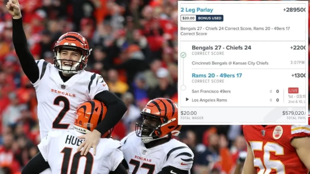 NFL Playoffs 2022 : Un punter transforme 28 $ en 821 000 $ sur un pari fou pour le match de championnat.