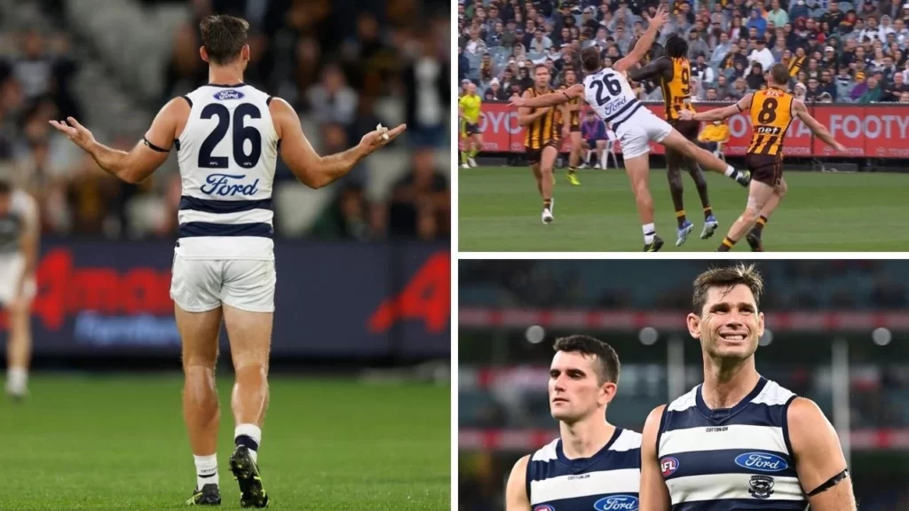 AFL Tom Hawkins dive match review : La star des Geelong Cats n’est pas suspendue pour son acte contre Hawthorn