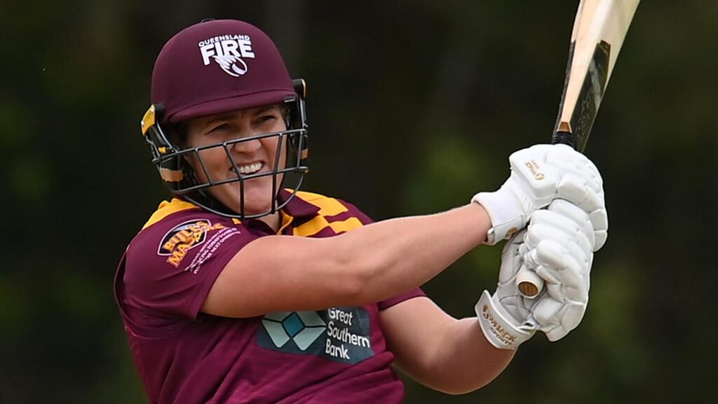 Actualités du cricket 2022 : Laura Harris réalise le siècle le plus rapide de l’histoire de la WNCL, Queensland vs ACT Meteors.