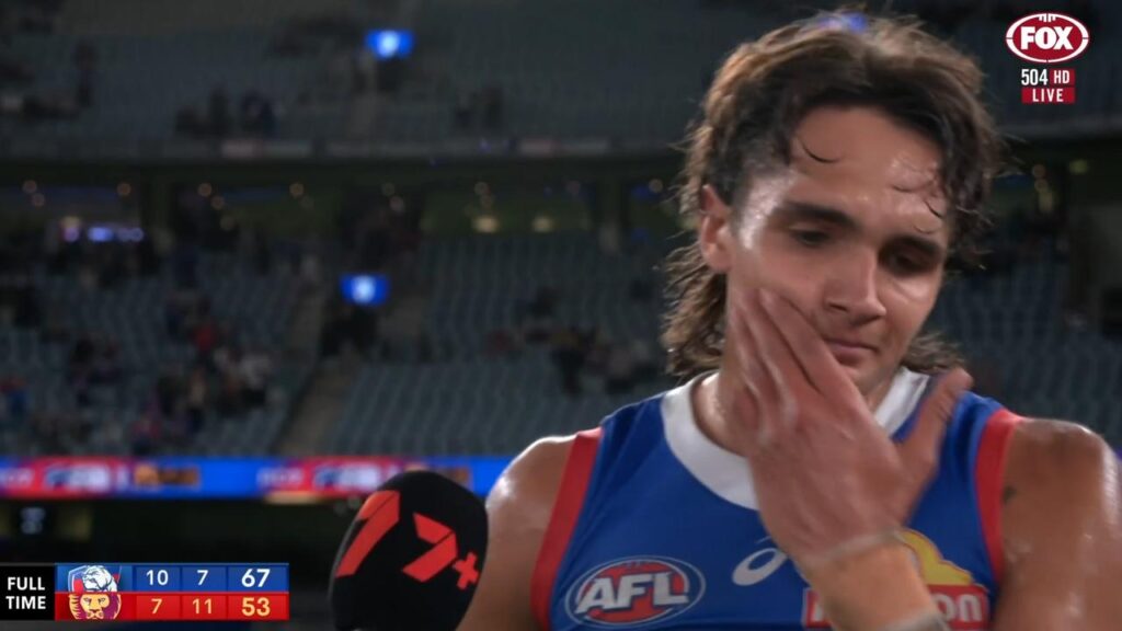 AFL 2023 : Jamarra Ugle-Hagan en larmes après la victoire des Bulldogs sur les Lions de Brisbane et les insultes racistes